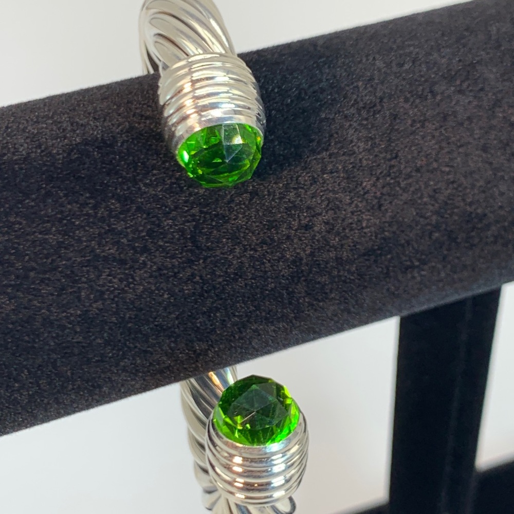 David Yurman 10mm Bracelet with Peridot